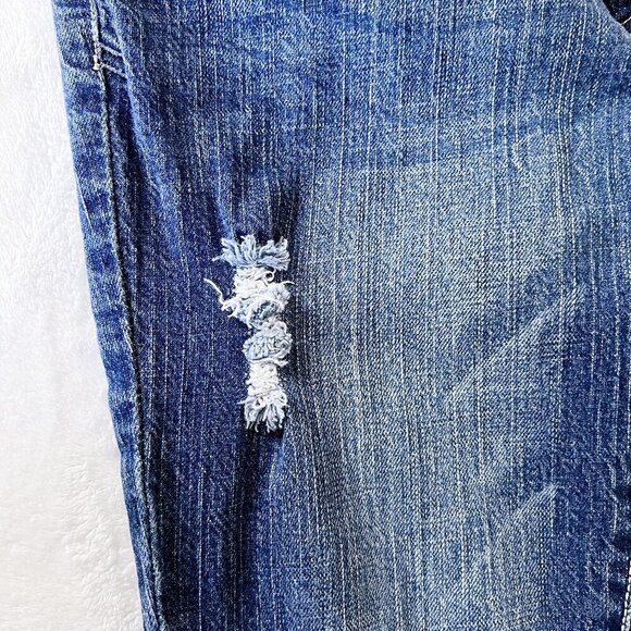 Women's B by Bullhead Pac Sun Jeans | Skinny Bootcut | Dark Wash | Size 7 - Picture 8 of 14